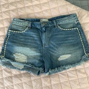 Free People Jean Shorts